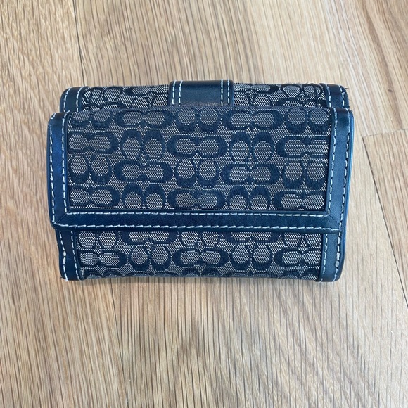 Black Coach Wallet - Picture 3 of 5